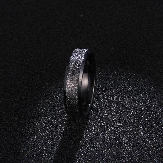 Simple Titanium Female Steel Ring