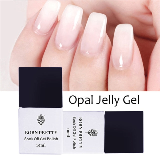 Opal Jelly Gel 10ml Pink Jelly Gel Polish