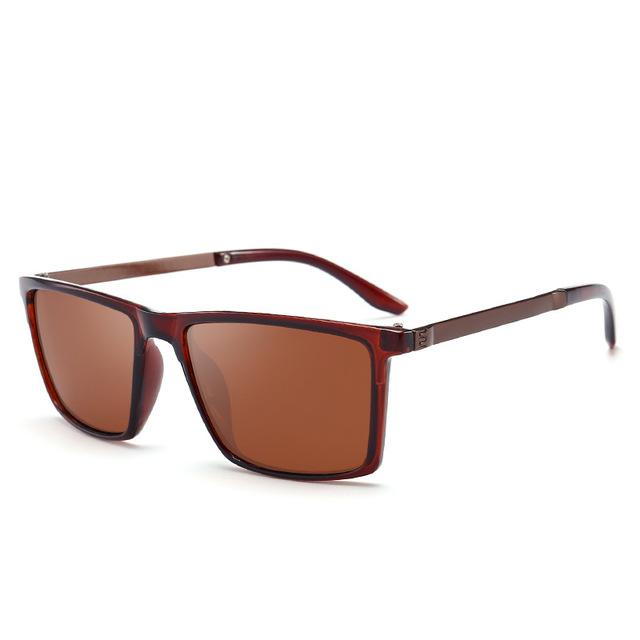 UV400 Polarized Retro Sunglasses Men