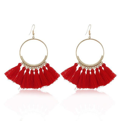 Bohemia Ethnic Big Drop Earrings